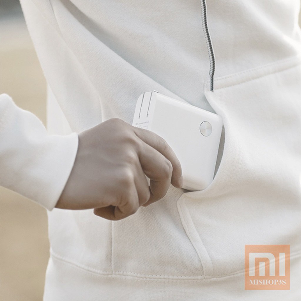 Pin dự phòng Xiaomi 5200 mAh tích hợp đầu sạc 2 cổng USB