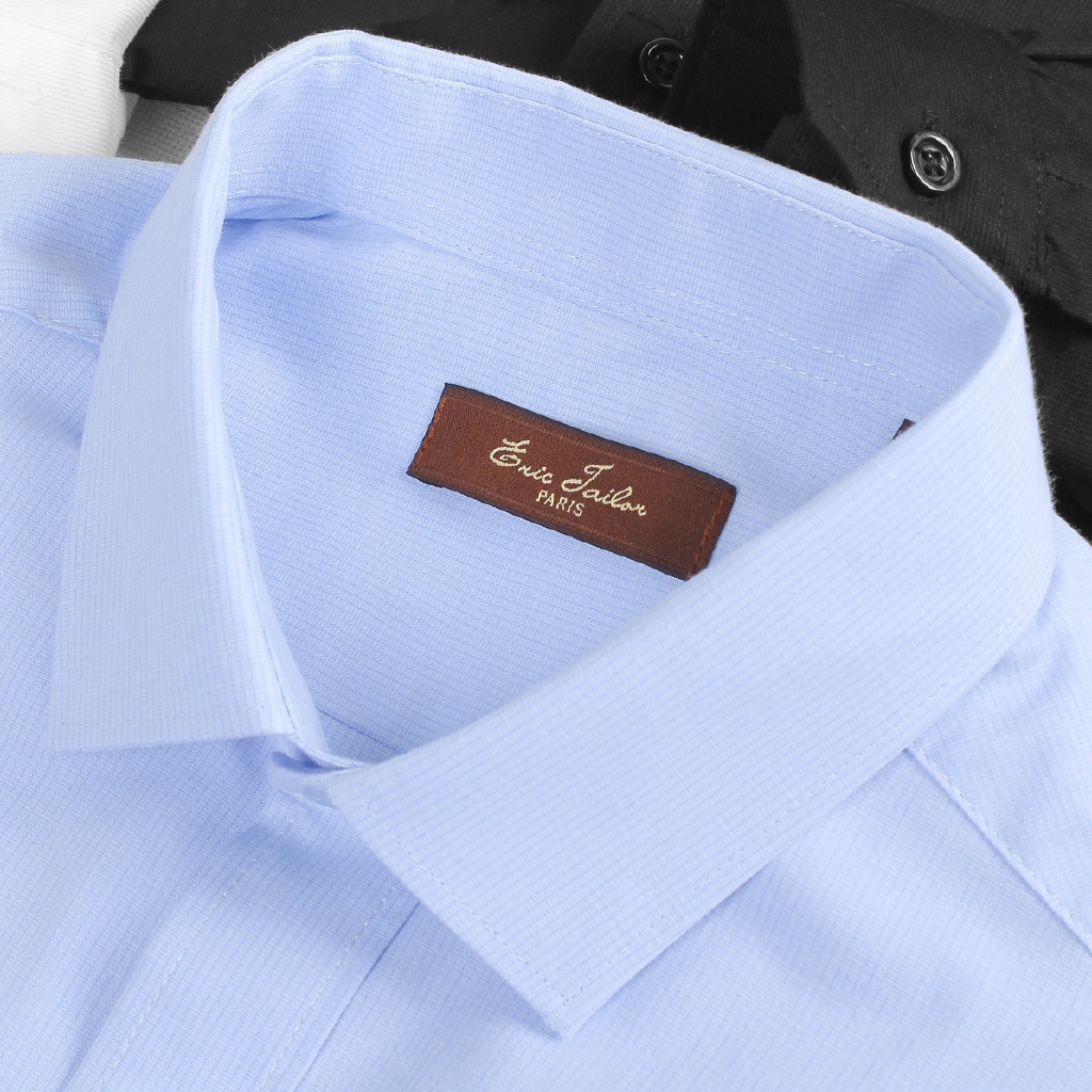 Sơ mi nam Cao Cấp Eric Tailor vải Texture xước chìm , áo sơ mi công sở co giãn  SMET21 - Leo Vatino | BigBuy360 - bigbuy360.vn
