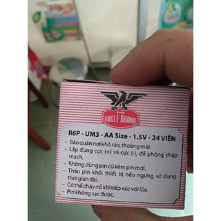 6 viên pin con ó AA_1,5V