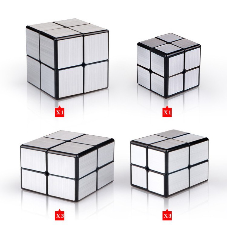 Rubik Biến Thể 222 QiYi Mirror Cube tráng gương