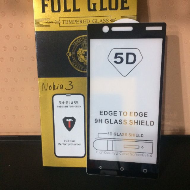 Kính cường lực Full màn cao cấp cho Samsung Galaxy Nokia 3