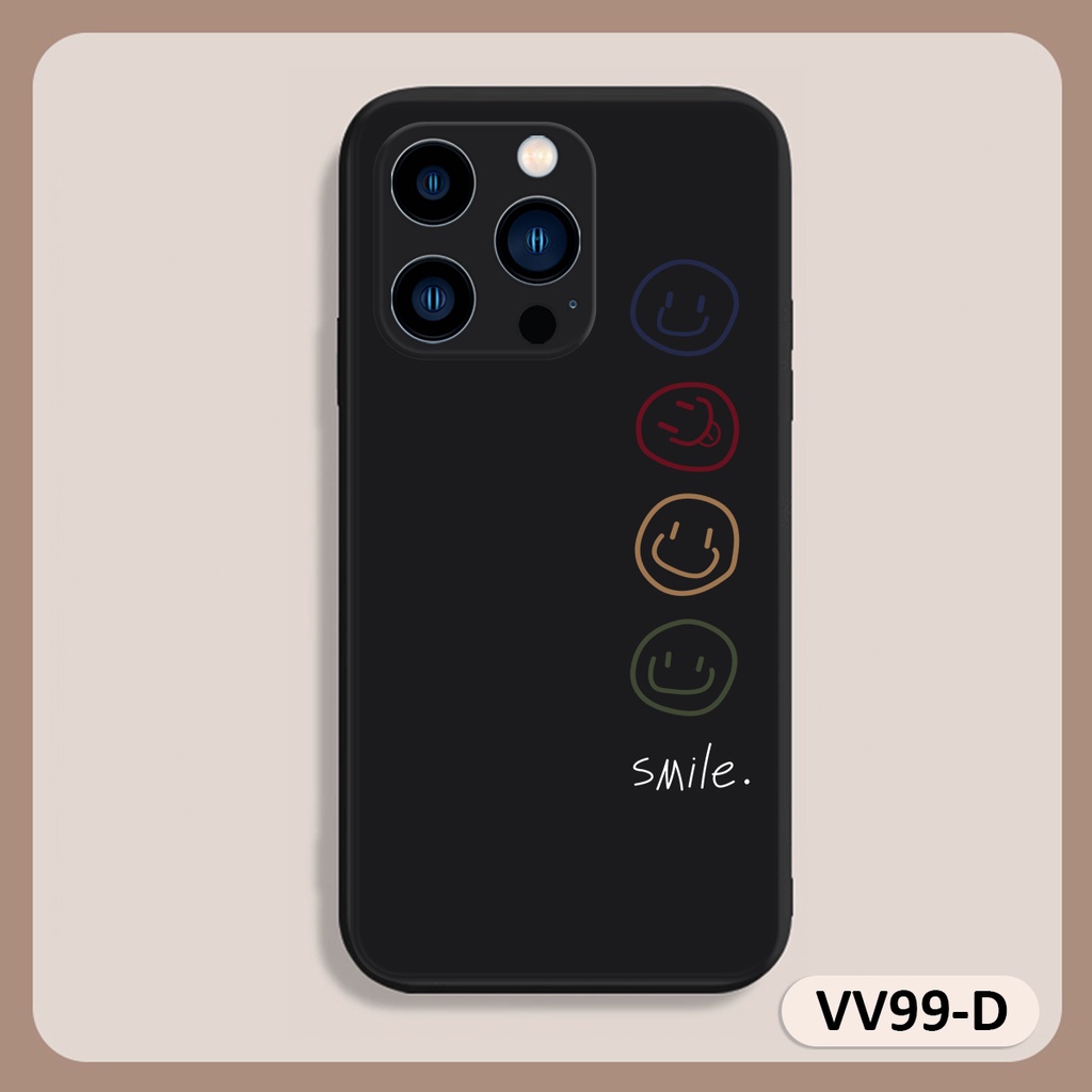 Ốp lưng ip Bốn mặt cười cạnh vuông 6/6plus/6s/6splus/7/7plus/8/8plus/x/xr/xs/11/12/13/pro/max/plus/promax