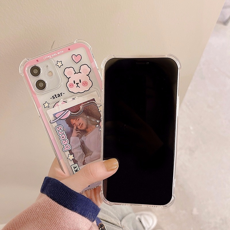 Ốp lưng IPhone  trong túi đựng thỏ love star 6/6s/6plus/6splus/7/7plus/8/8plus/xs/11/12/13/14/Pro/Plus/Promax TT29