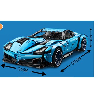 J906-Mô hình lắp ráp xe Chevrolet Corvette C8