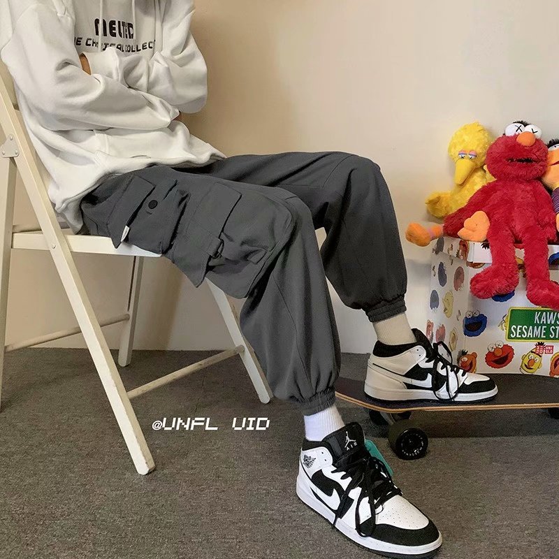 Quần Dài Thể Thao Nhiều Túi Phong Cách Nhật Bản Cho Nam (S-3Xl)