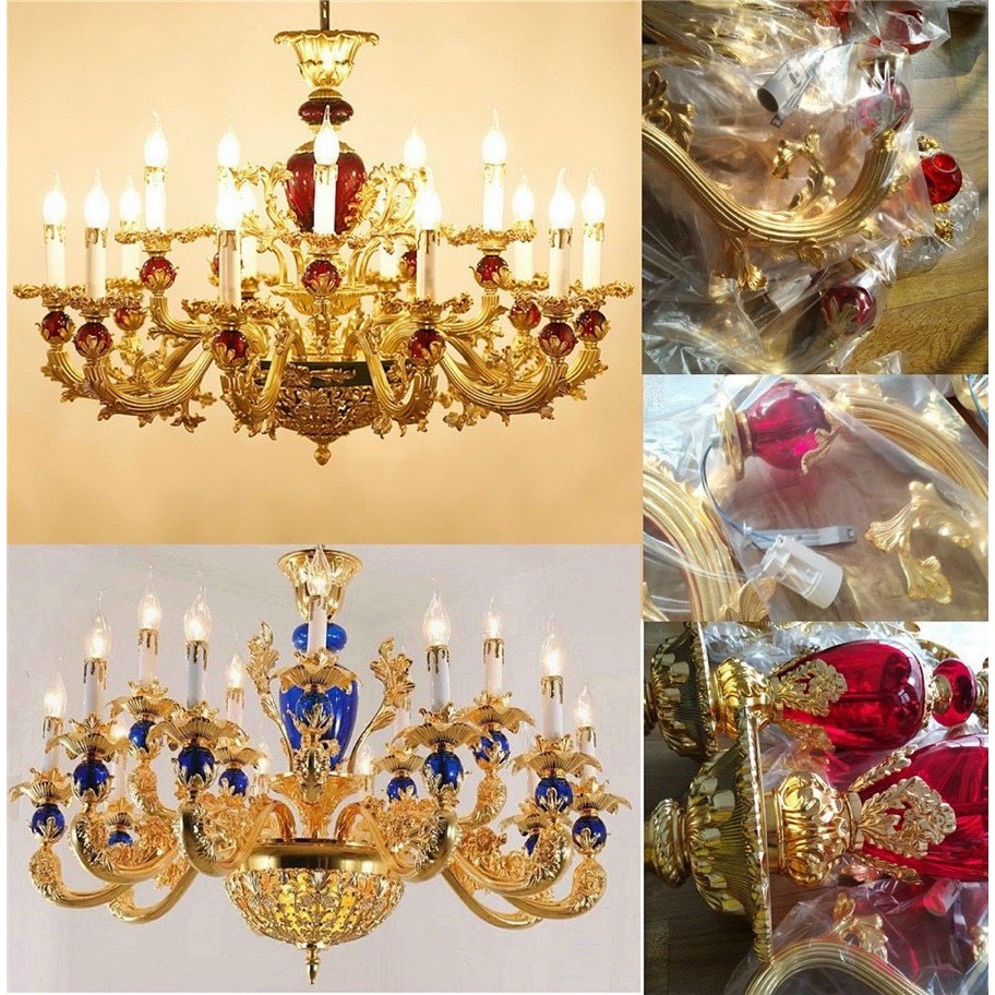 Đèn chùm MONSKY SILICK loại 15 tay hiện đại, quý phái trang trí nội thất sang trọng, cao cấp - kèm bóng LED chuyên dụng.