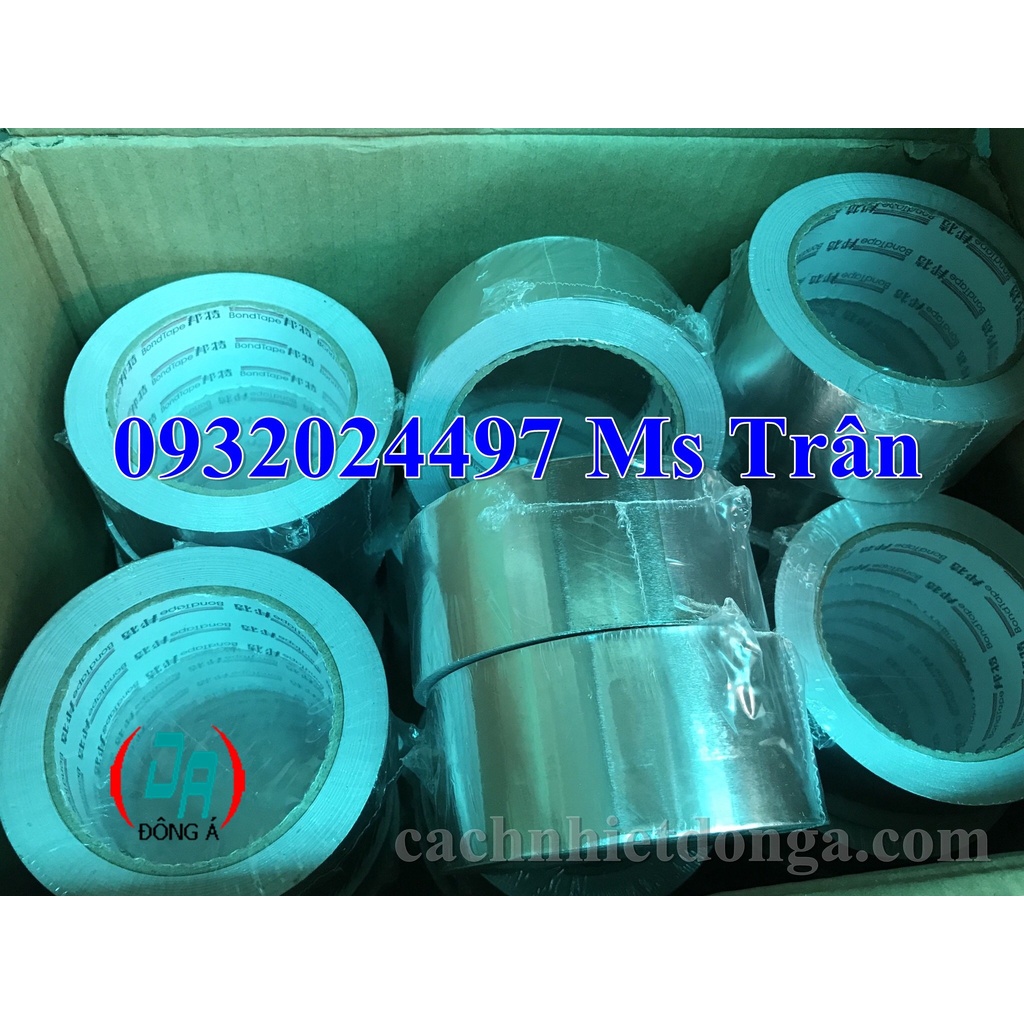 COMBO 36 CUỘN BĂNG KEO BẠC NHÔM CHỊU NHIỆT 5CM X 25MM