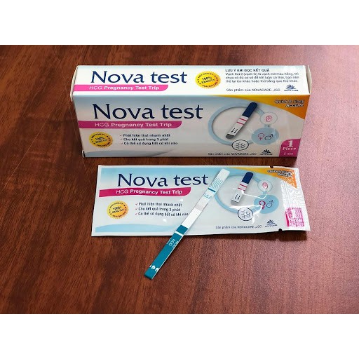 [ Hàng cao cấp Việt Nam ] Quê thử thai NOVA Test nhanh nhạy hiệu quả