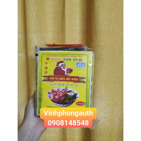 Gia vị nấu phở-lagu-bò kho-bún bò huế Nam Ấn (Gói 25g)