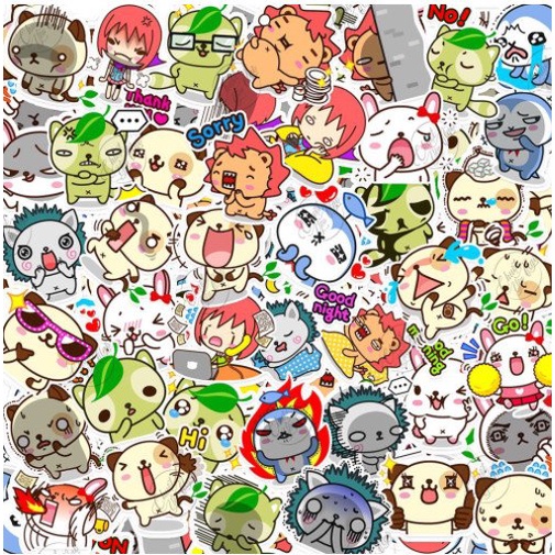 Sticker set 30,60 cái trang trí laptop, xe , đồ vật (HÀNG LOẠI ĐẸP) nhiều phong cách lựa chọn siêu cá tính ...