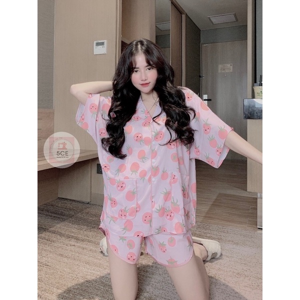 bộ pijama đùi cánh rơi
