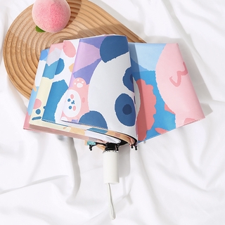 Dù Gấp Vinyl Tự Động Che Nắng Chống Tia UV/Che Mưa Hai Công Dụng Nhỏ Gọn Và Tiện Lợi Dành Cho Nữ
