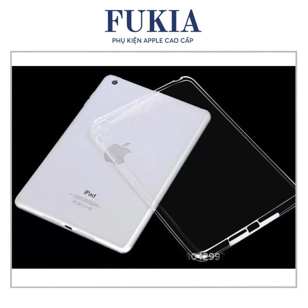 Ốp lưng dẻo trong silicon cho IPad mini 1/2/3/4/5, IPad 2/3/4, Air 1/2/3, Pro 9.7/9.7 (2017/2018) 10.5' | BigBuy360 - bigbuy360.vn