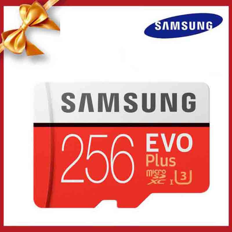 Thẻ Nhớ Sam Sung 80MB/S 256GB EVO Plus C10 Micro SDXC 256G Kèm Adapter Thẻ Nhớ