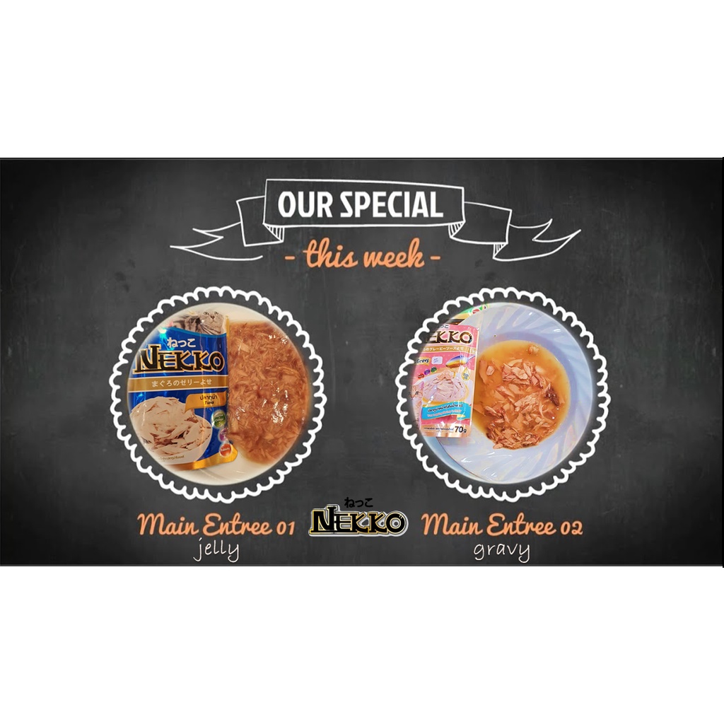 Pate Nekko cho mèo nhập khẩu từ Thái Lan, nhiều hương vị thơm ngon, gói 70g | Bé Ba Petshop