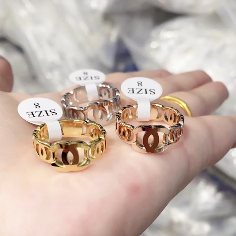 Nhẫn Hoa Văn Titan Ko Han Rỉ TT 3995