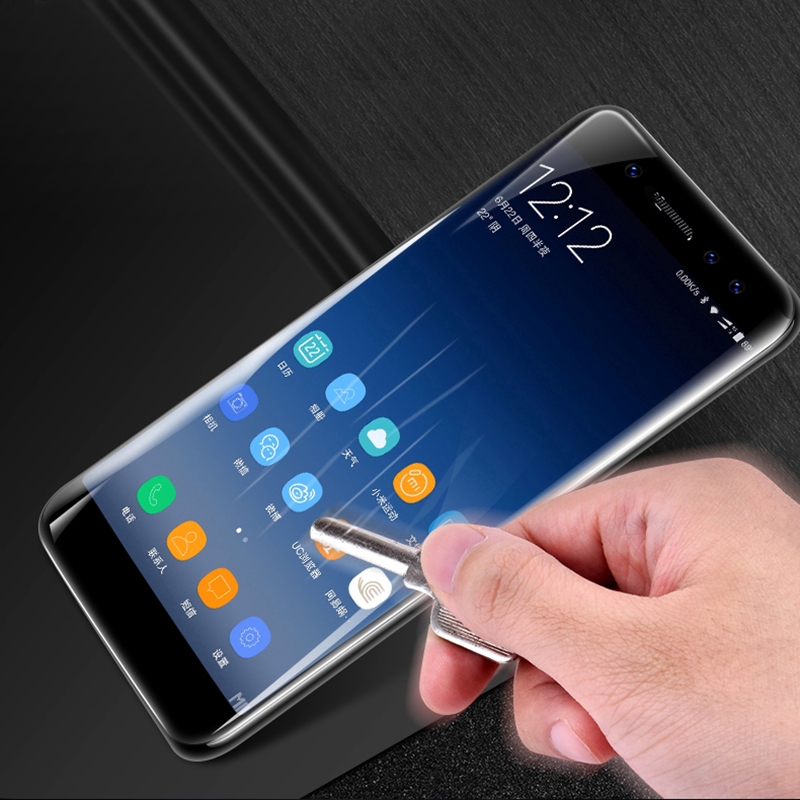 Anti-fingerprint Soft Full Cover Screen Protector for Samsung A8Plus 2018