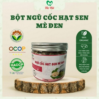 Bột ngũ cốc hạt sen mè đen dinh dưỡng mẹ mít - cung cấp dinh dưỡng giảm cân giữ dáng 200g