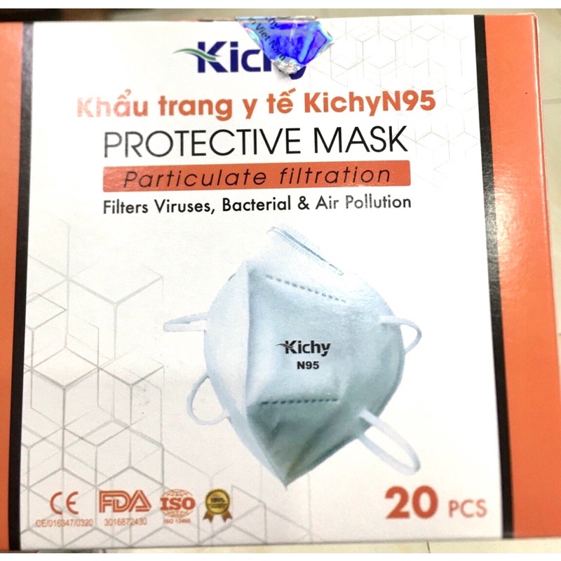 Khẩu trang N95 Kichy. Giá #50K/ 1 hộp 20 cái