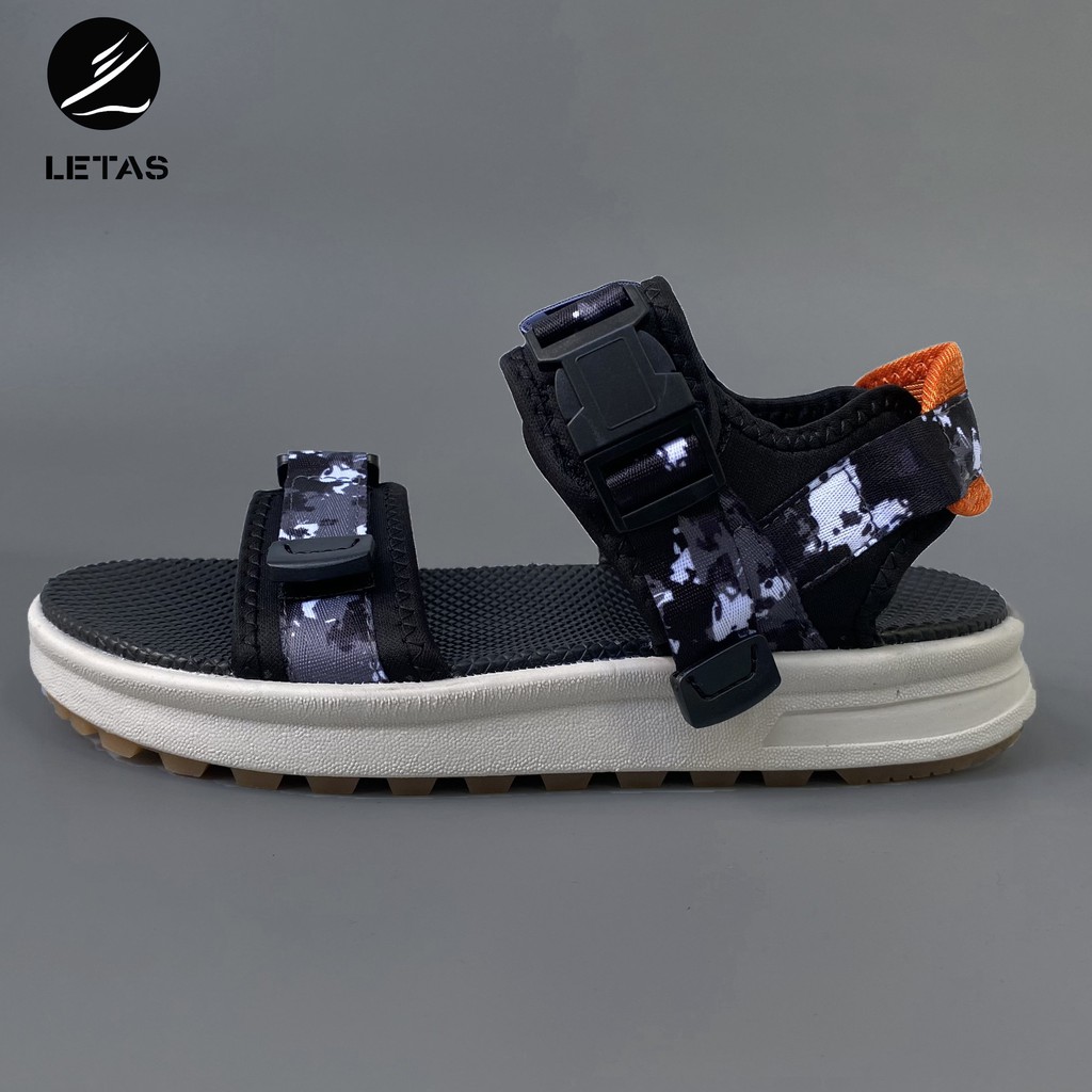 Sandal Unisex Letas D711 đen camo