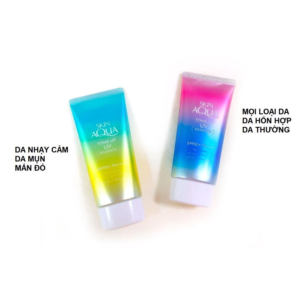 Kem chống nắng Skin AQUA Tone Up UV SPF50+  nội địa Nhật Bản, bảo vệ da ưu việt trong nhiều giờ