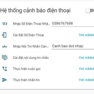 Module call sms tích hợp homeassitant