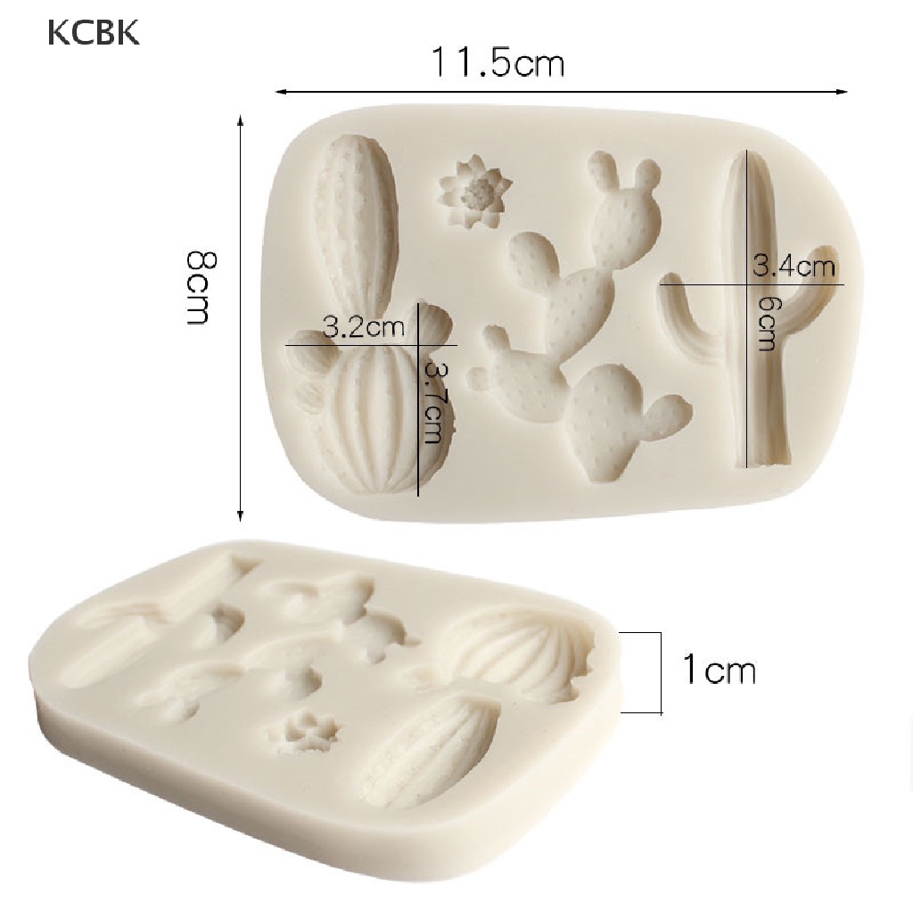 Khuôn Silicone Làm Bánh Tạo Hình Cây Xương Rồng Độc Đáo Tiện Dụng
