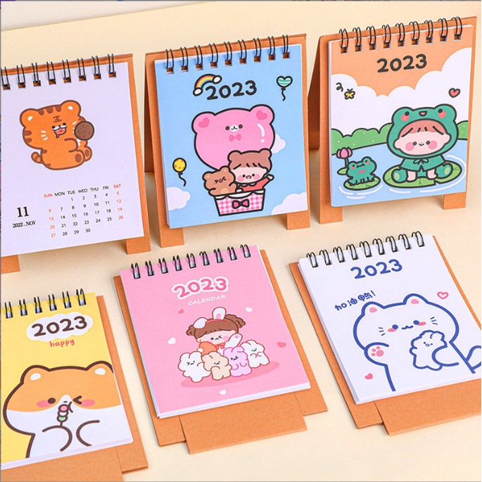 Lịch để bàn 2023 phiên bản cute cưng xỉu nhỏ xíu