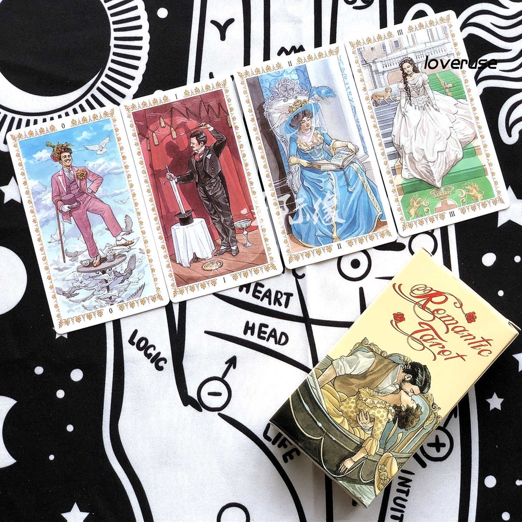 1 Bộ Bài Tarot Đơn Giản Nhiều Màu Sắc Lãng Mạn Thân Thiện Với Môi Trường