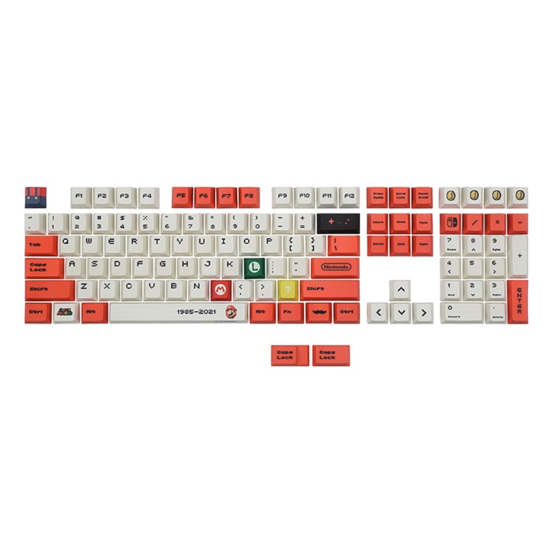 Bộ 110 Nút Bàn Phím Pbt In Hình Cherry Xinh Xắn