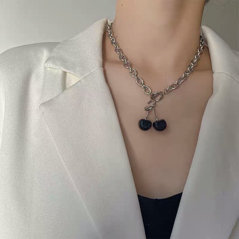 Dây chuyền cherry siêu yêu (có sẵn)