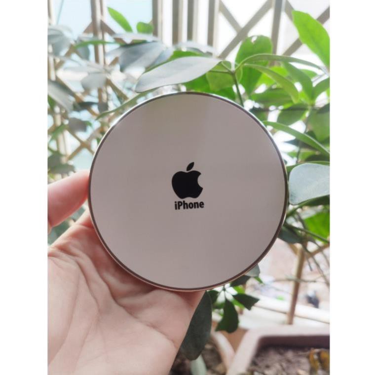 ☾[SẠC NHANH 18W] Sạc Không Dây Cho iPhone 8/8Plus/X/XS/ 11 Pro Max, Samsung, Xiaomi, Oppo, Android QT