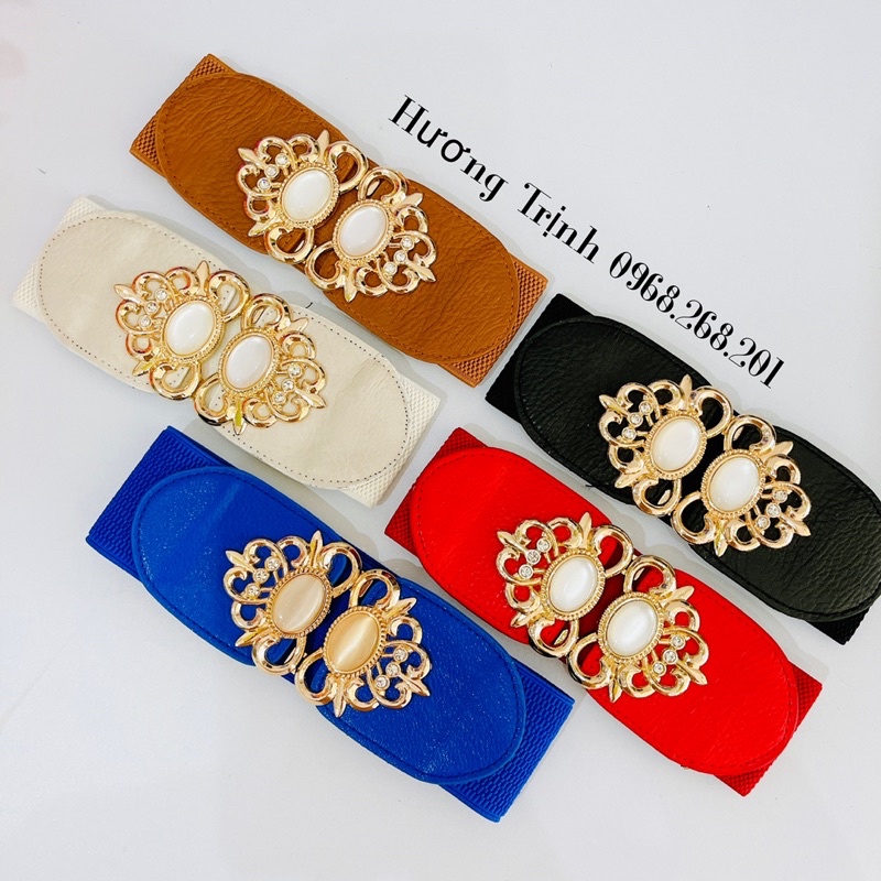 Nịt váy bản to,hoạt tiết cổ điển