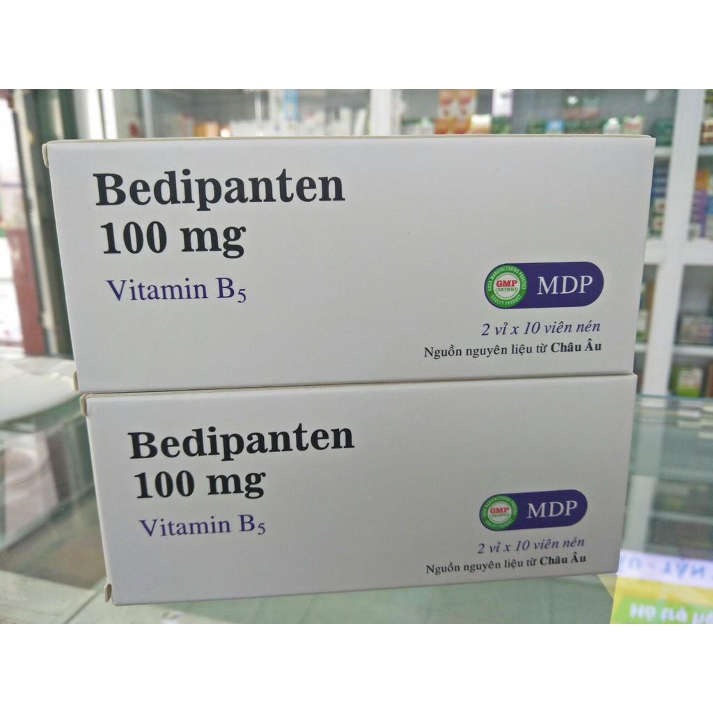 (Chính Hãng) BEDIPANTEN 100MG VITAMIN B5  HỘP 20 VIÊN-Hỗ Trợ Da Tóc Móng Người bạn đáng tin cậy | BigBuy360 - bigbuy360.vn