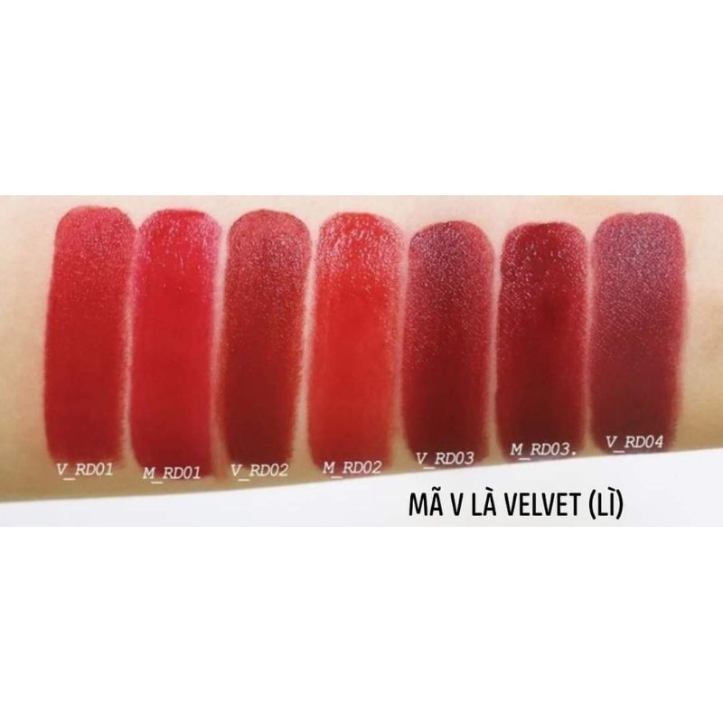 Son Thỏi Apieu True Velvet Lipstick Sale 70%