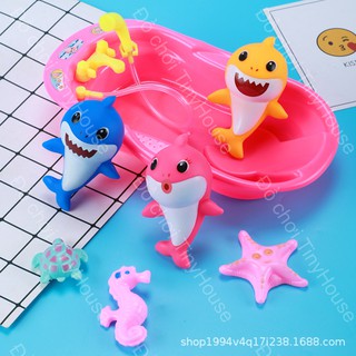 Đồ chơi bóp đàn hồi Ping Pong Baby Shark - Đồ chơi nhà tắm - đồ chơi trong phòng cho bé