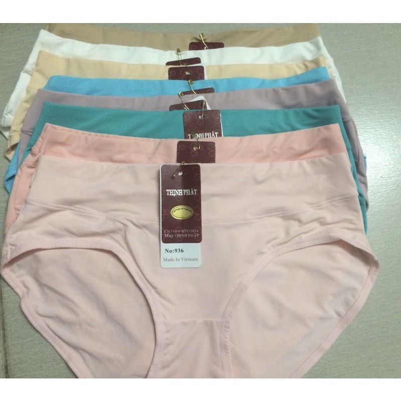 Quần lót nữ cao cấp thun lạnh gen nhẹ bụng Thịnh Phát Size 50kg -70kg - Set 5cái