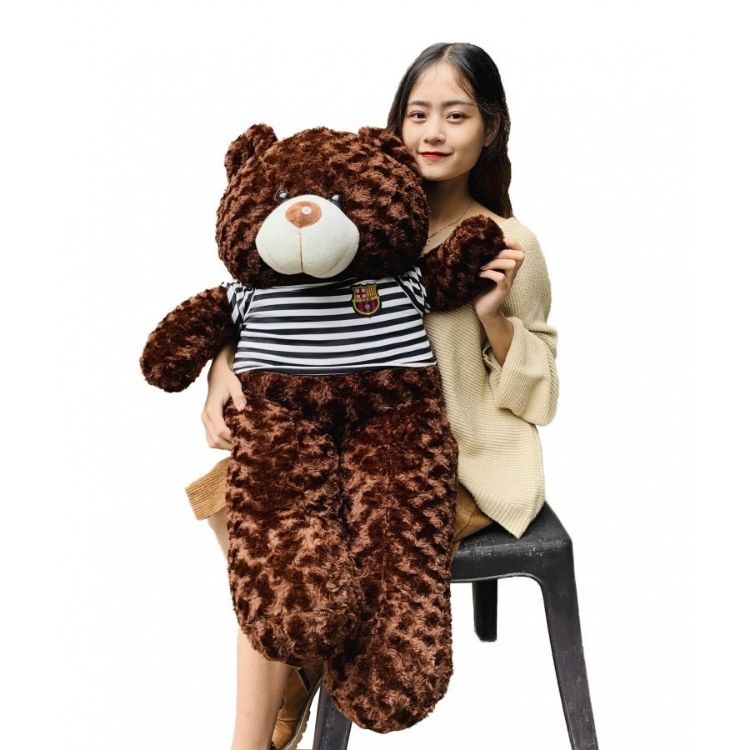 Gấu bông Teddy 1m8 to ❤️𝑯𝒂̀𝒏𝒈 𝑪𝒂𝒐 𝑪𝒂̂́𝒑❤️, gối ôm hình thú nhồi bông siêu to khổng lồ Tina.vn