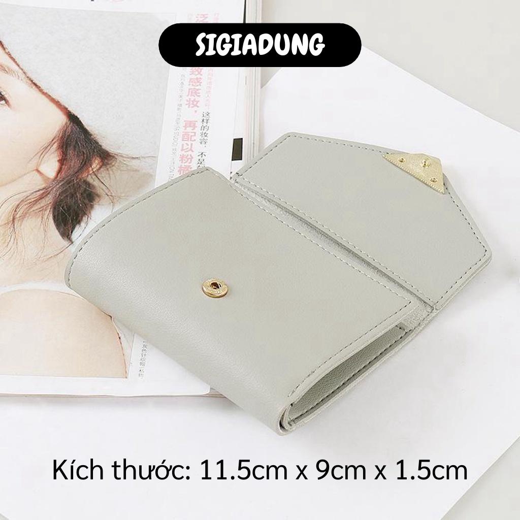 [SGD] Ví Nữ Mini - Bóp Nữ Cầm Tay Da Mềm Mại, Nhỏ Gọn Dễ Dàng Bỏ Túi Khóa Trái Tim 9132