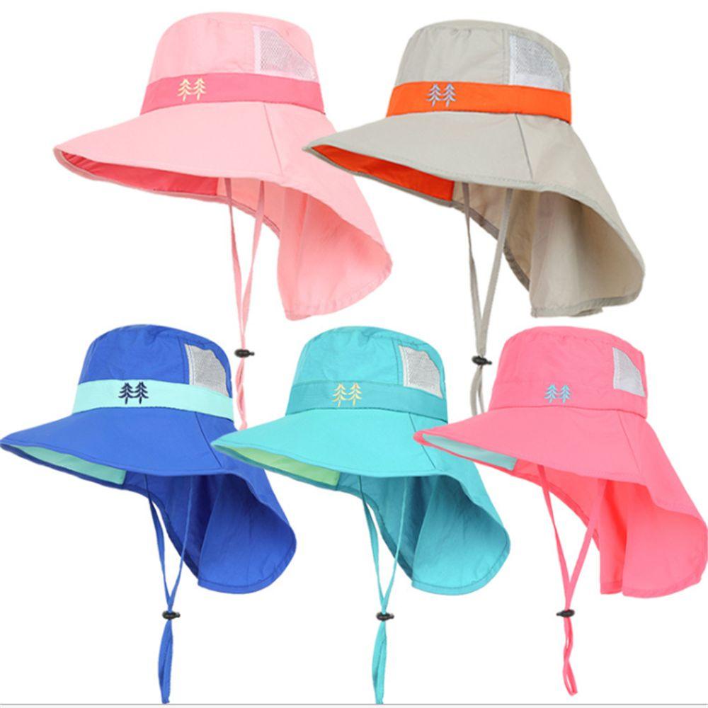 CLEVER Mũ Chống Nắng Có Vành Che Cổ UPF 50 + Cho Bé Trai