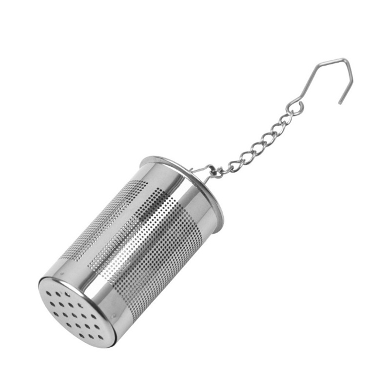 Dụng cụ lọc trà hình trụ bằng thép không gỉ đa năng cho gia đình