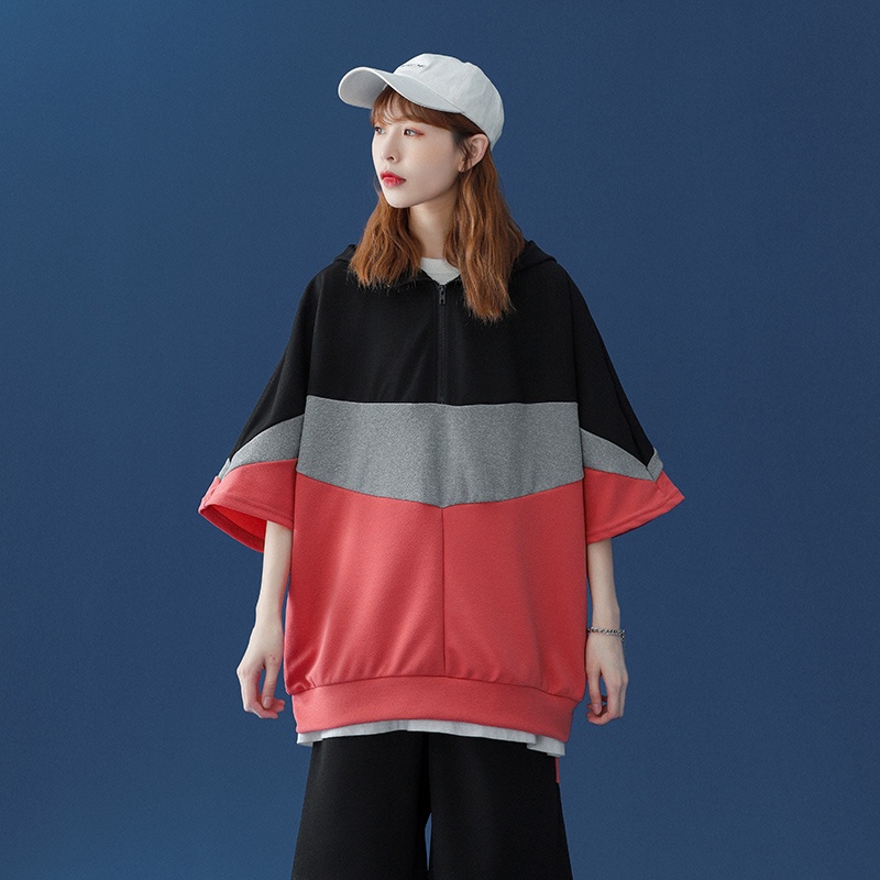 Áo hoodie IFNICEFUTURE ngắn tay thiết kế thời trang dành cho nam và nữ