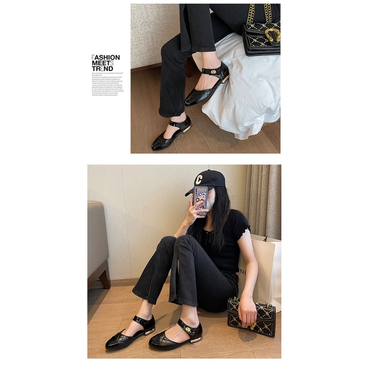 GIÀY MARY JANE BỆT MŨI TRÒN