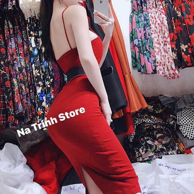 Đầm body 2 dây