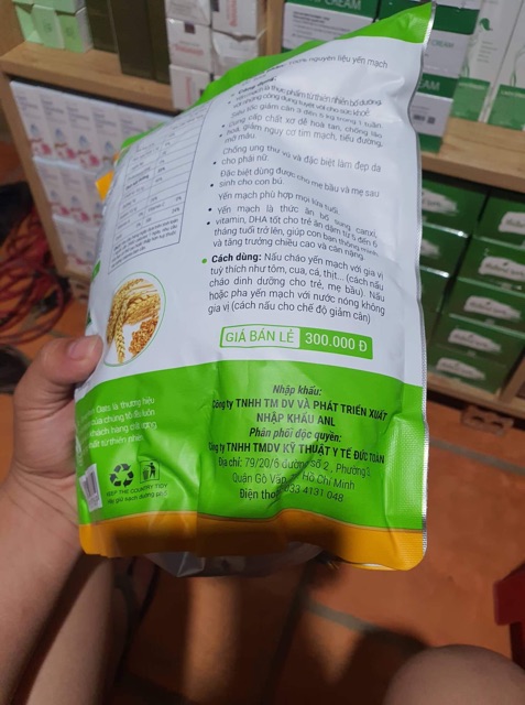 [CHÍNH HÃNG] Yến mạch úc tươi gói 1kg (tặng kèm thực đơn)