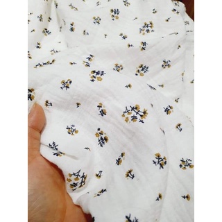 vải xô muslin hoa