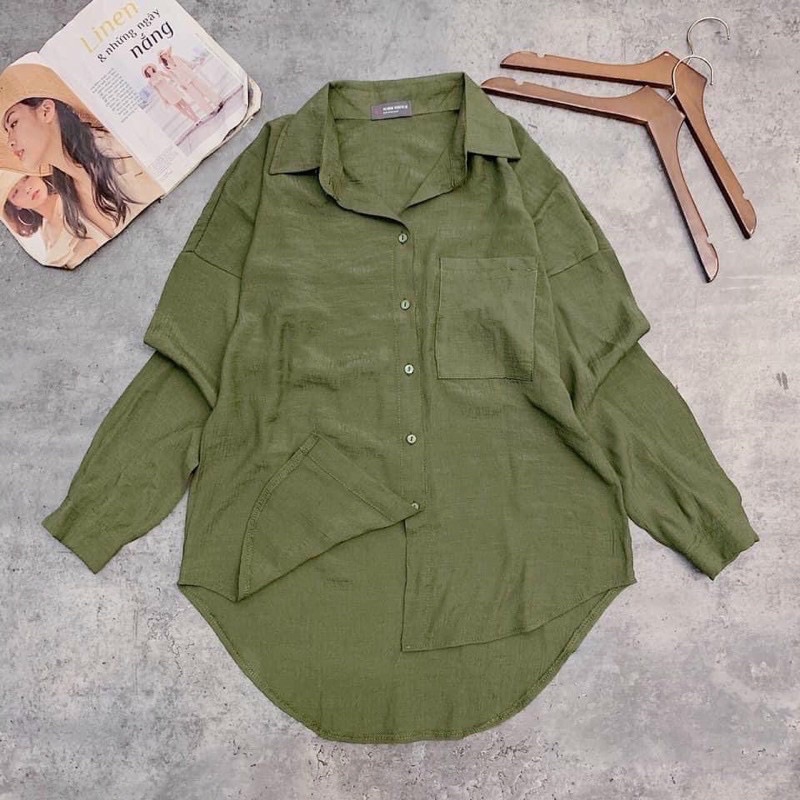 Sơ Mi Tay Dài Bigsize 55kg Đến 100kg (M/L/XL/XXL)