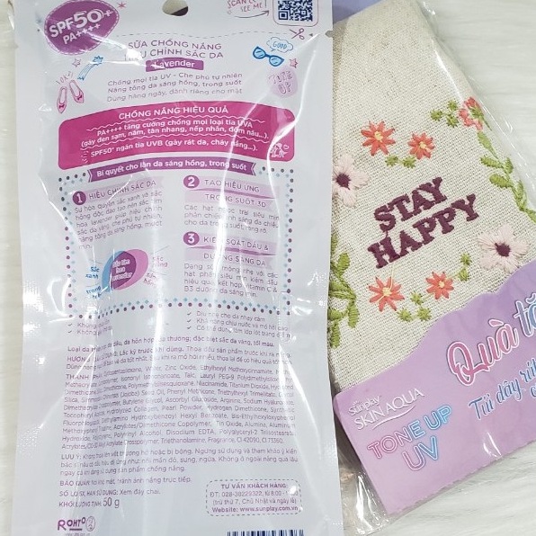 Kem chống nắng nâng tông da Sunplay Skin Aqua Tone Up UV Milk SPF50+ PA++++ 50g