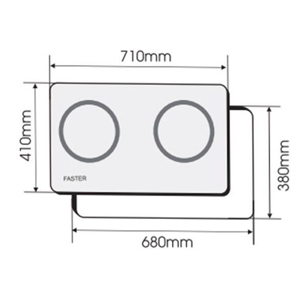 Bếp từ Faster FS 788I/788HI nhập Malaysia,BH 3 năm chính hãng