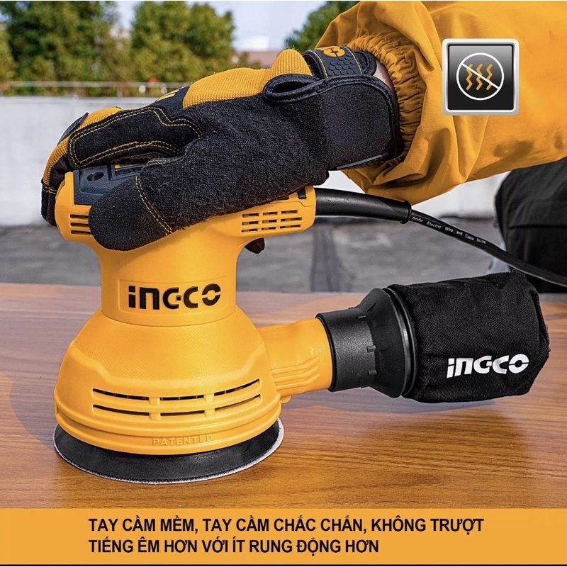 Máy chà nhám tròn 320W Ingco RS3208